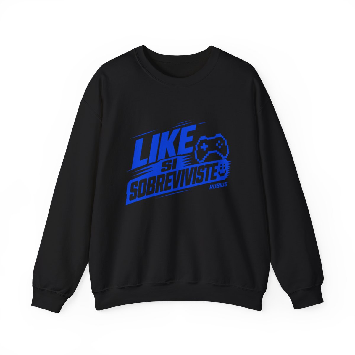 Rubius "Like si sobreviviste 🎮" Crewneck - Official sweatshirts merchandise