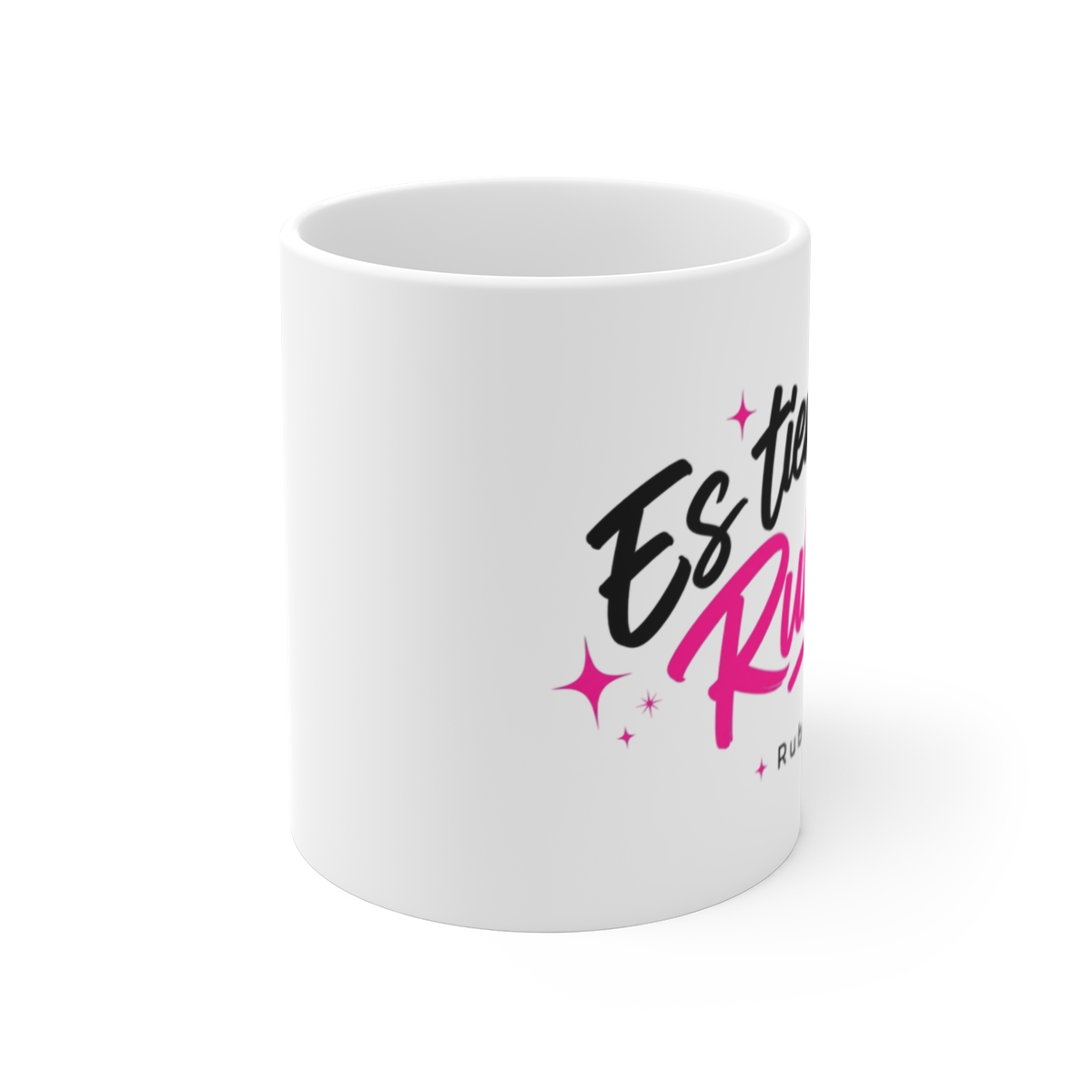 Rubius "Es tiempo de Rubius ✨" White Mug - Official mugs merchandise