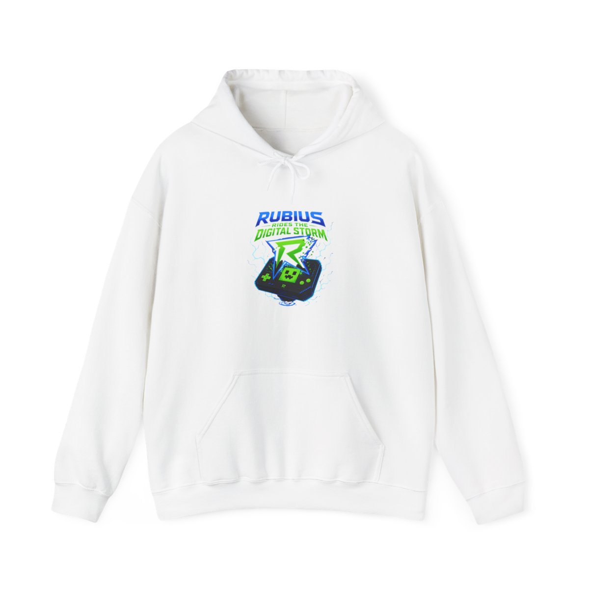 Rubius "Rubius Rides the Digital Storm" Hoodie - Official hoodies merchandise