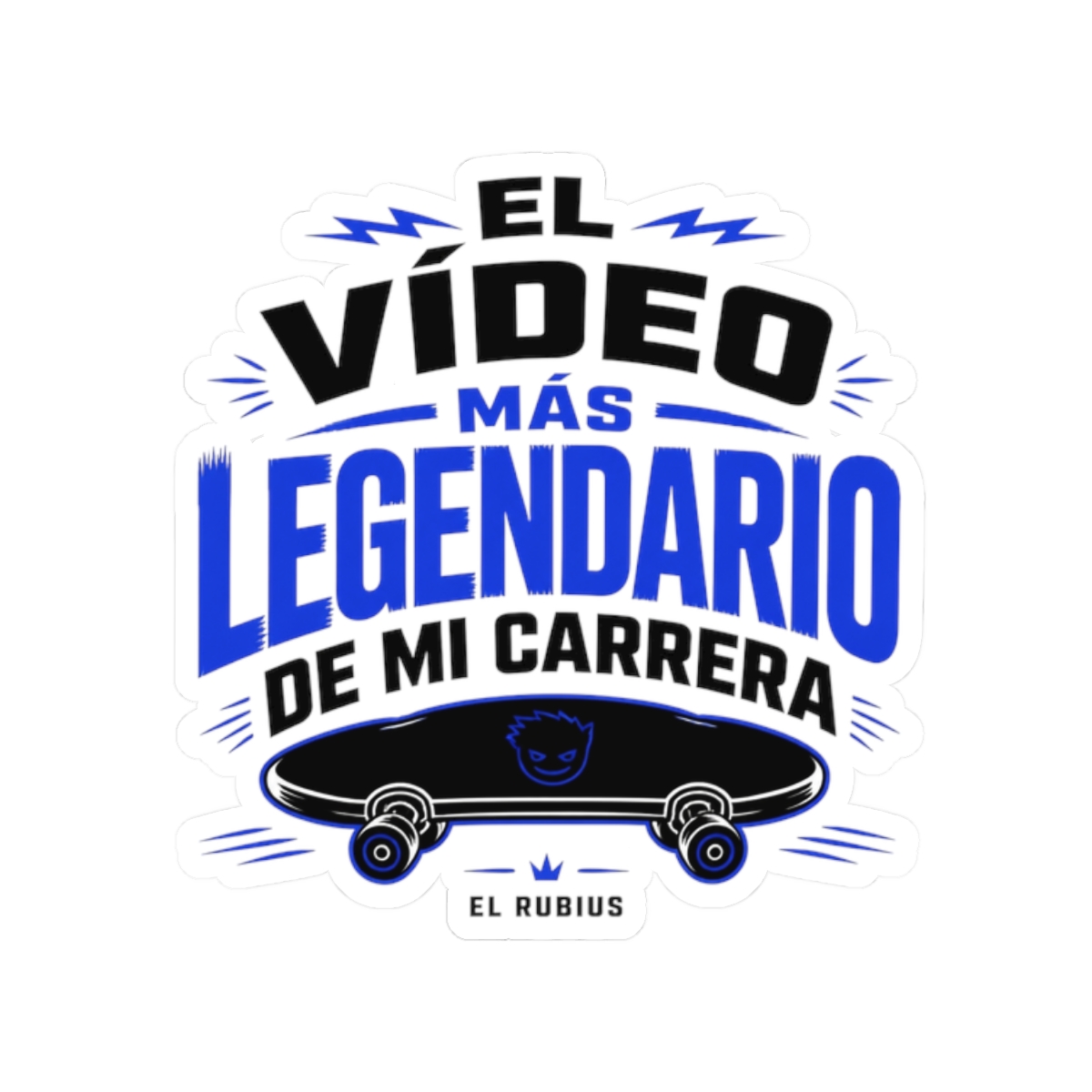 Rubius "El vídeo más legendario de mi carrera" Sticker - Official stickers merchandise