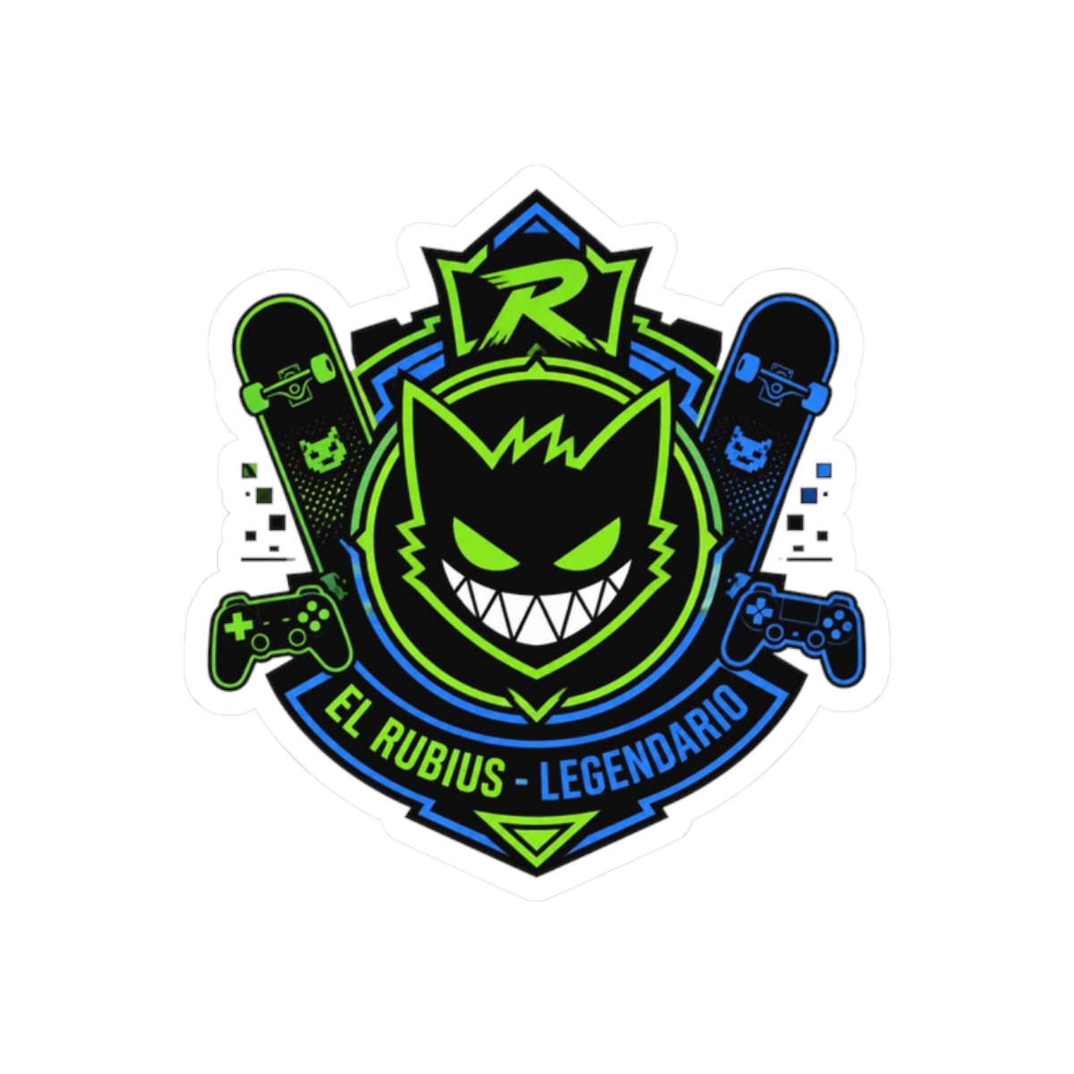 Rubius "El Rubius - Legendario" Sticker - Official stickers merchandise