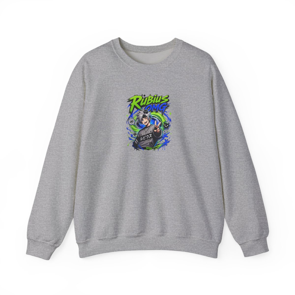 Rubius "s VTuber avatar" Crewneck - Official sweatshirts merchandise