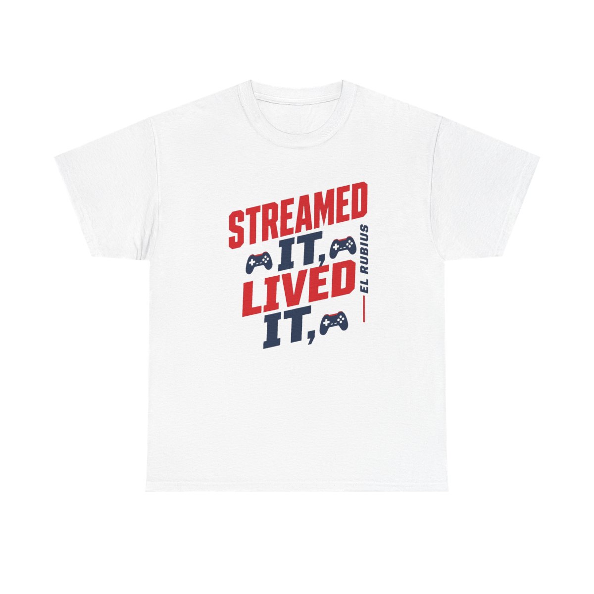 Rubius "Streamed It, Lived It" Unisex Tee - Official t-shirts merchandise