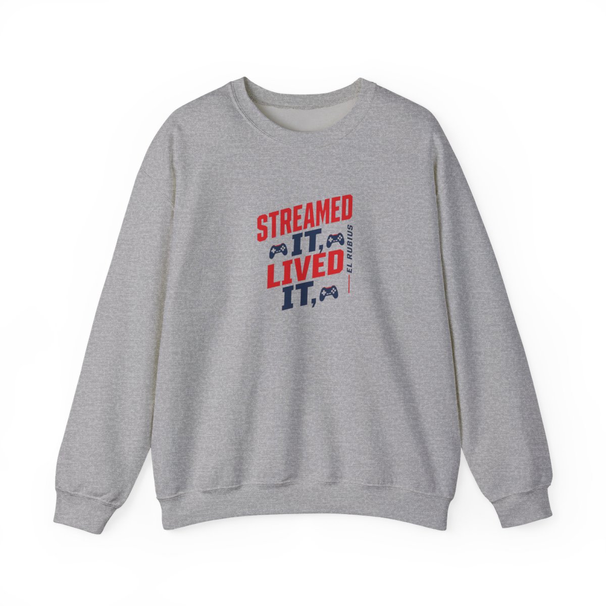 Rubius "Streamed It, Lived It" Crewneck - Official sweatshirts merchandise