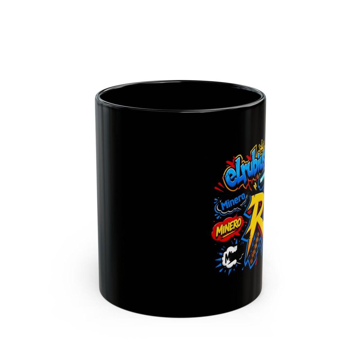 Rubius "Minero" Black Mug - Official mugs merchandise