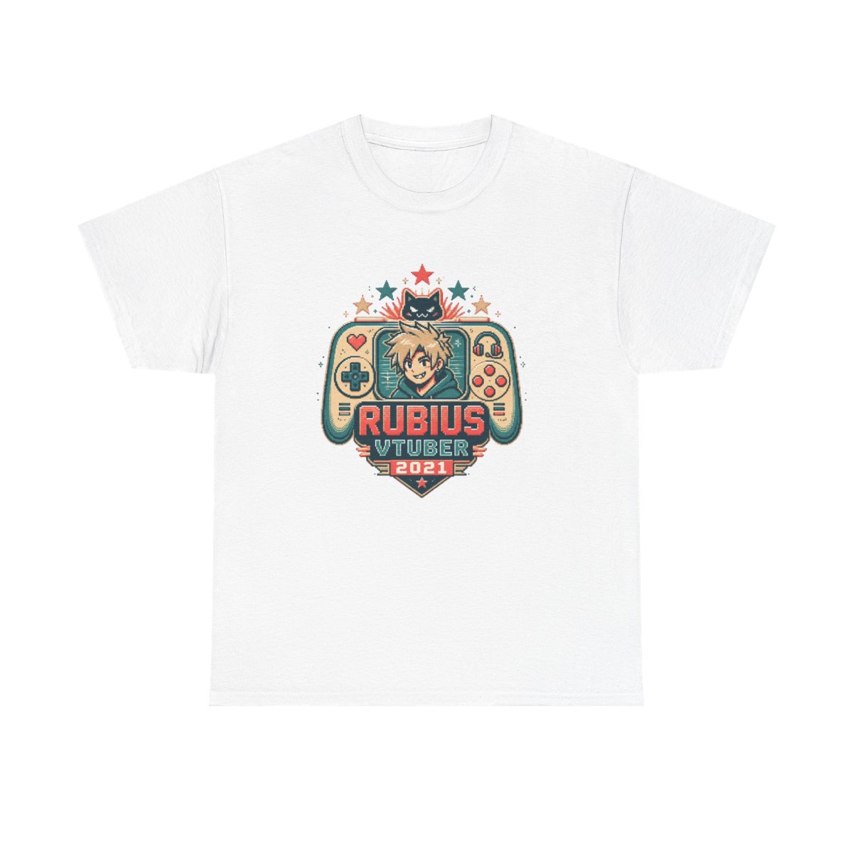 Rubius "Rubius VTuber 2021" Unisex Tee - Official t-shirts merchandise