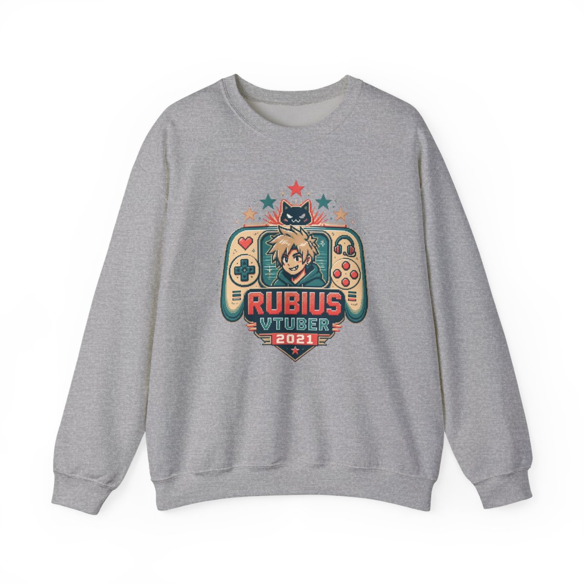 Rubius "Rubius VTuber 2021" Crewneck - Official sweatshirts merchandise